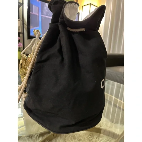 Chanel Canvas Drawstring Bucket Bag - Picture 4 of 15